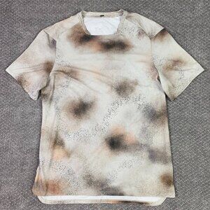Lululemon Square Neck Running Short Sleeve Shirt Men's Medium Large Spray Camo